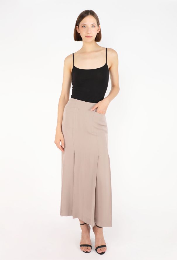 Chanel Pleated Crêpe Skirt, S/S 1999 - 3