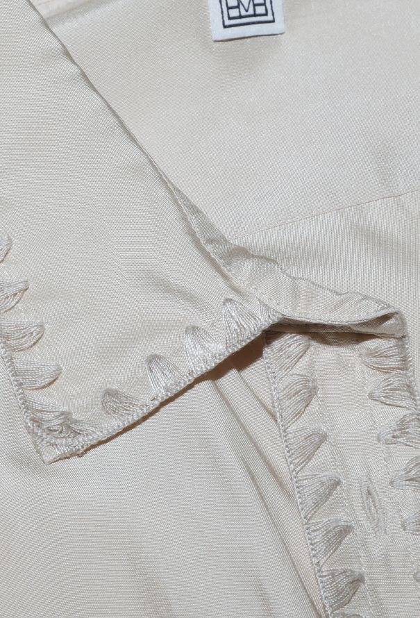 Toteme 2023 Embroidered Silk Pyjama Set - 7