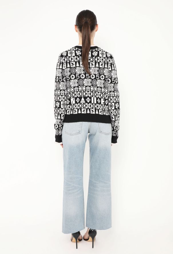 Chanel 2019 Graphic N°5 Cashmere Cardigan - 4