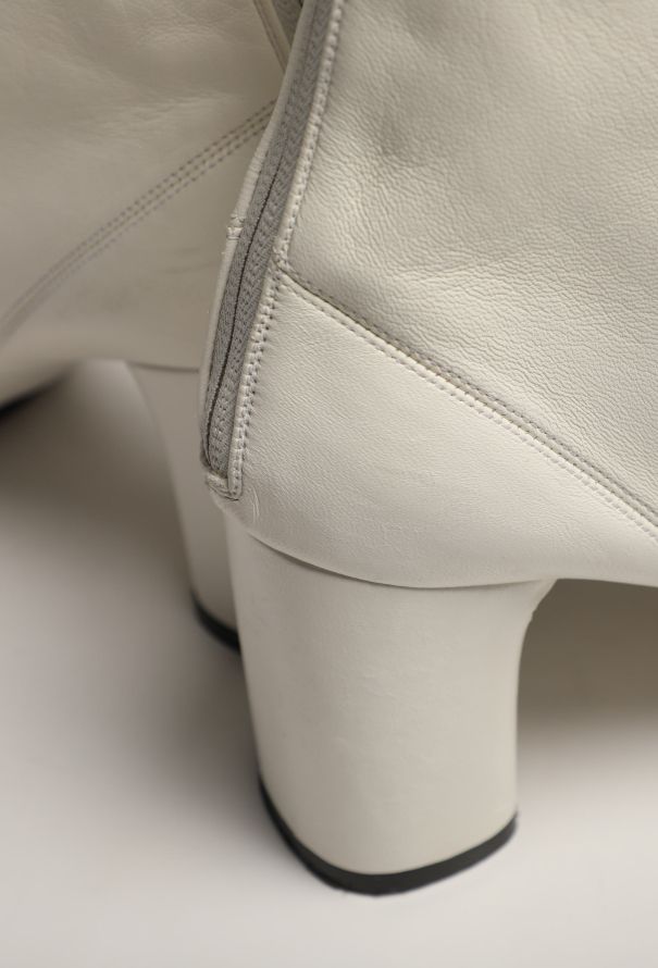Céline Leather Ankle Boots - 11