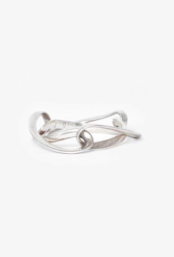 Vintage Fine Jewelry Georg Jensen Silver Infinity Link Bracelet - 2