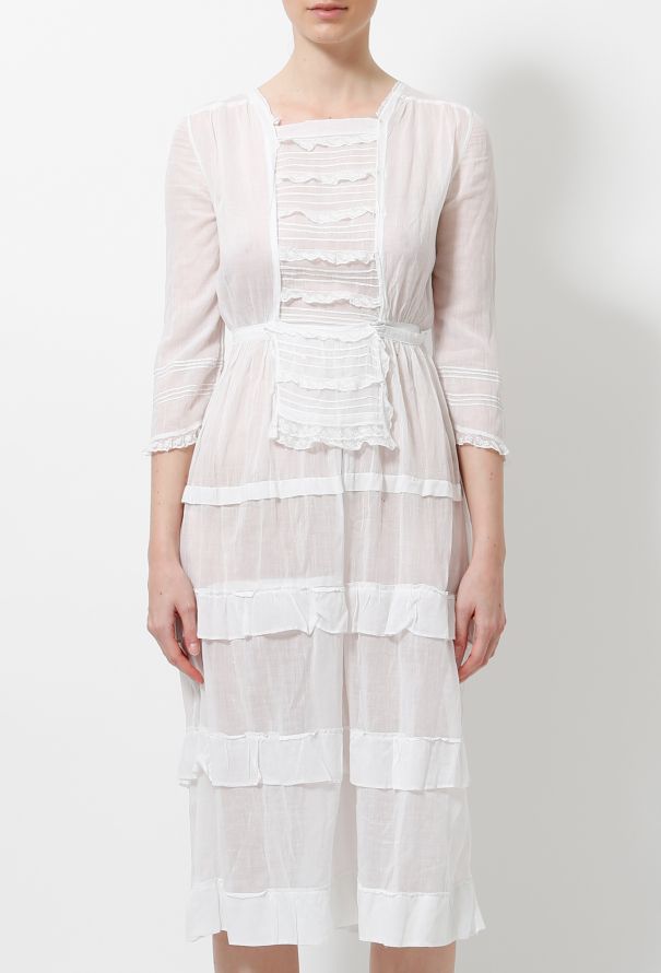 Cotton Lace Victorian Dress - 3