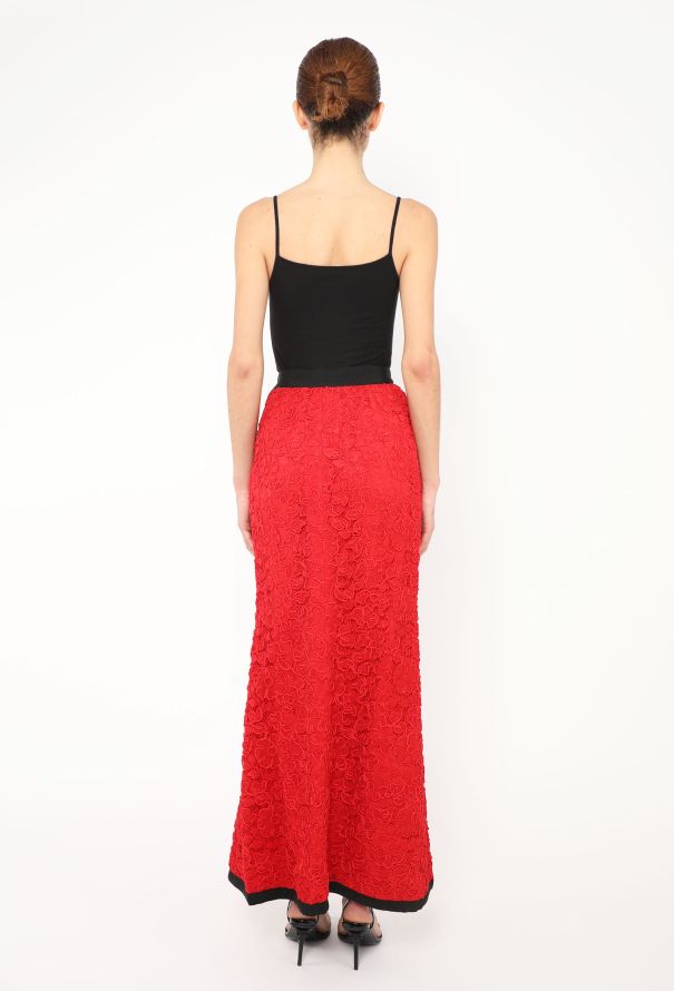 Saint Laurent 1986 Embroidered Lace Strass Ensemble - 4