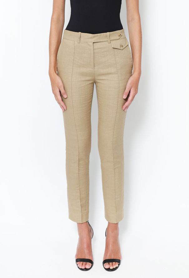 Céline Resort 2014 Tapered Linen Trousers - 3