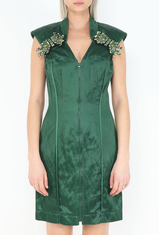 Prada Resort 2009 Embellished Charmeuse Dress - 3