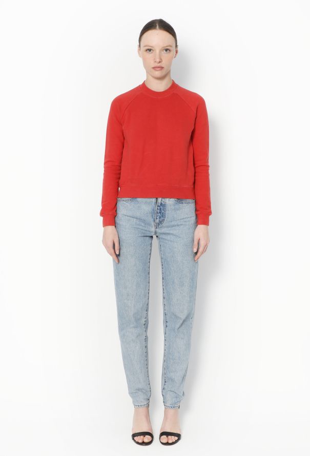 Balenciaga 2016 Cropped URL Sweatshirt - 2
