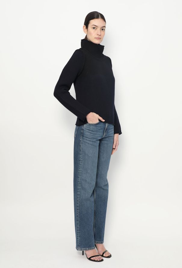 Balenciaga F/W 2011 Piped Turtleneck Sweater - 4