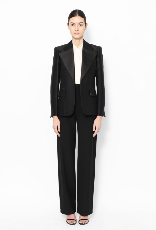 Céline 2017 Notched Smoking Blazer - 2