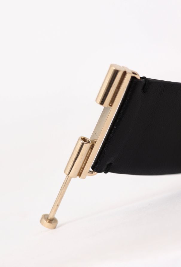 Chanel Resort 2020 Gripoix Leather Cuff - 5