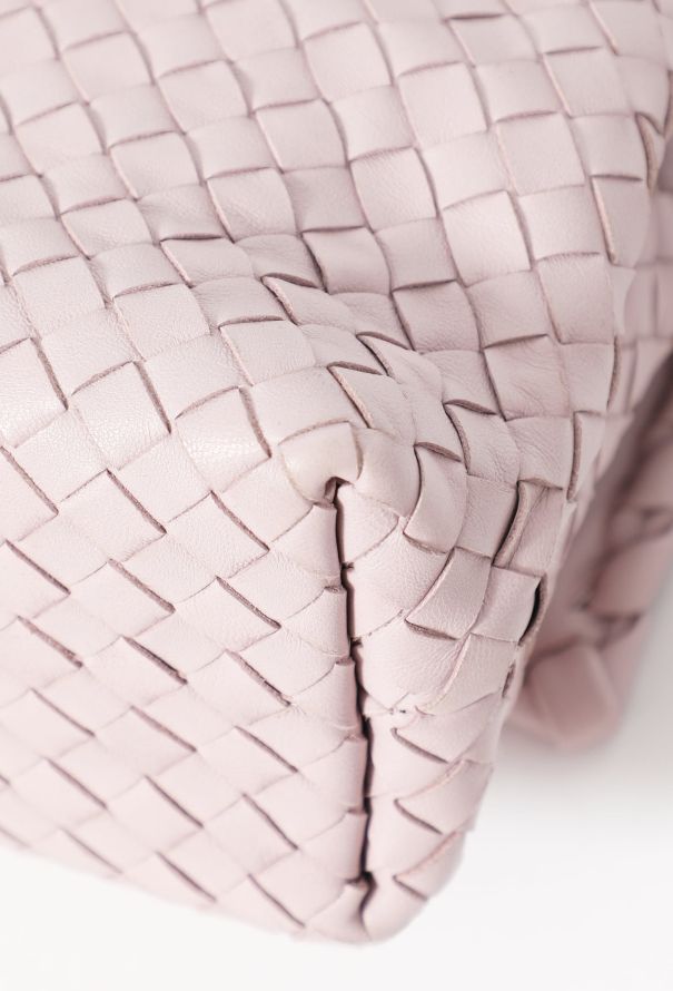 Bottega Veneta Olimpia Intrecciato Shoulder Bag Mauve pink - 8