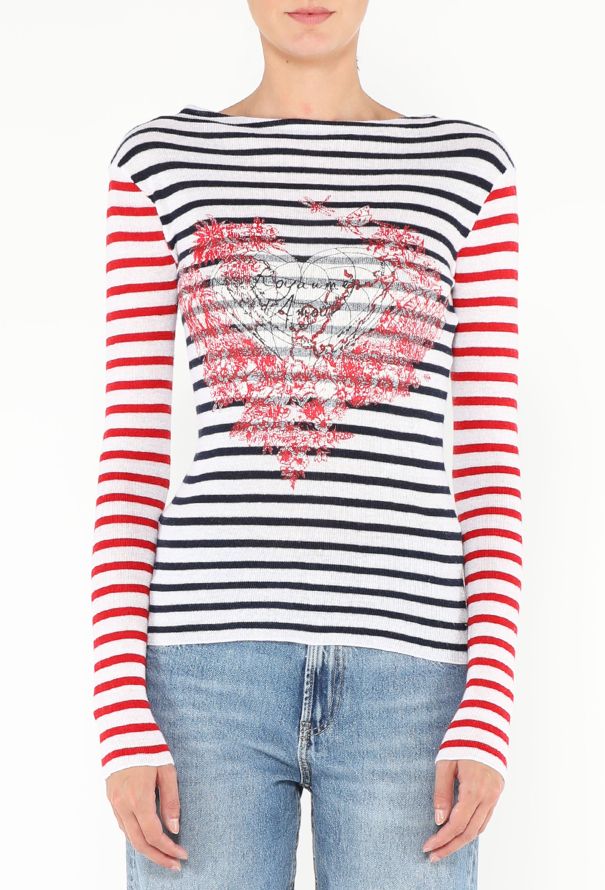 Dior 'Dioramour' Striped Sweater, 2021 - 1