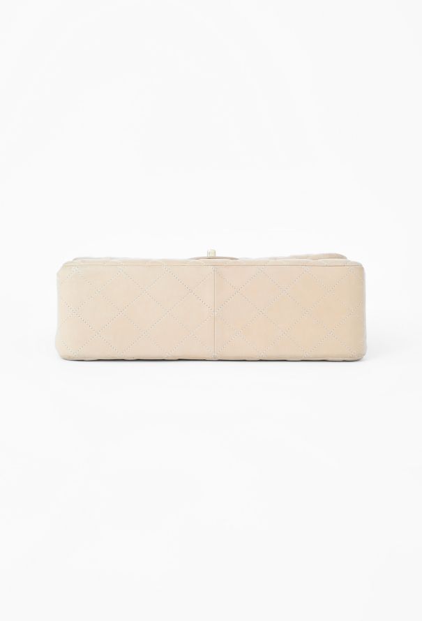 Chanel Beige Jumbo Timeless Flap Bag - 8