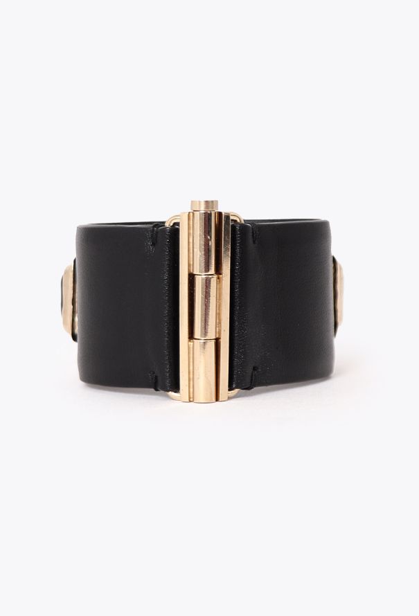 Chanel Resort 2020 Gripoix Leather Cuff - 4