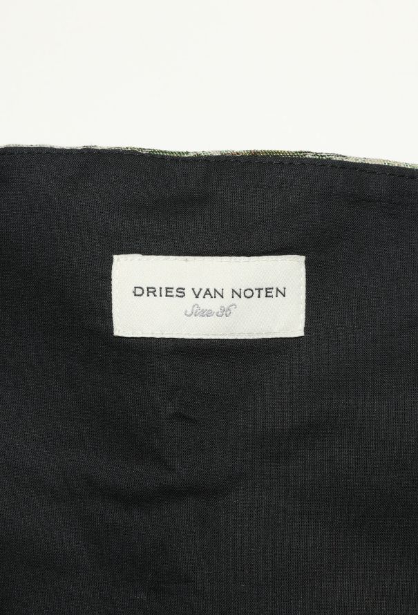Dries Van Noten Woven Linen Bandeau Top - 4