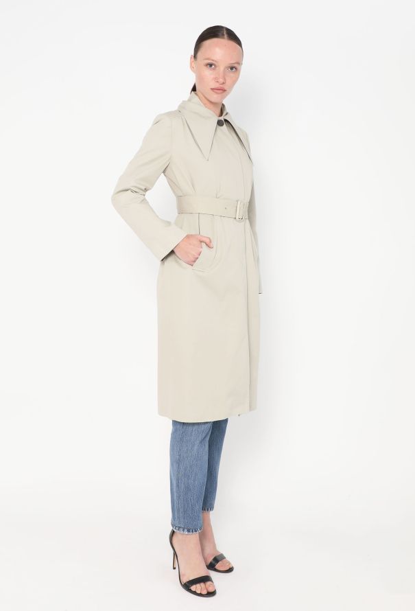 Balenciaga S/S 2017 Belted Trench Coat - 6