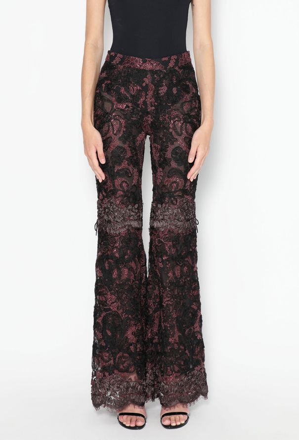 Gucci CAMPAIGN F/W 1999 Lace Palazzo Pants - 4