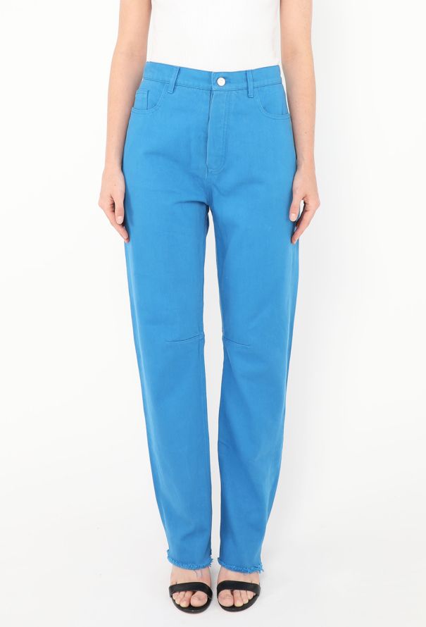 Céline Frayed Hem Jeans – Azure Blue (Pre-Fall 2018) - 4