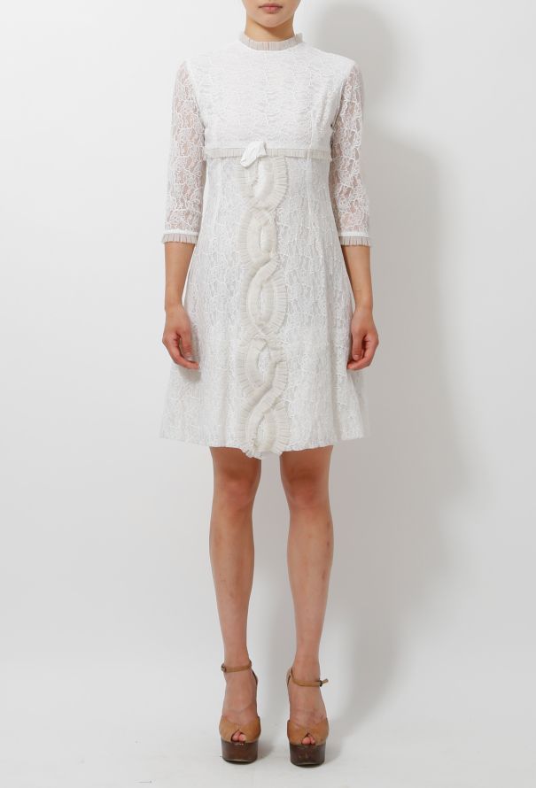 Exquisite Vintage 50s Classic Lace Dress - 2