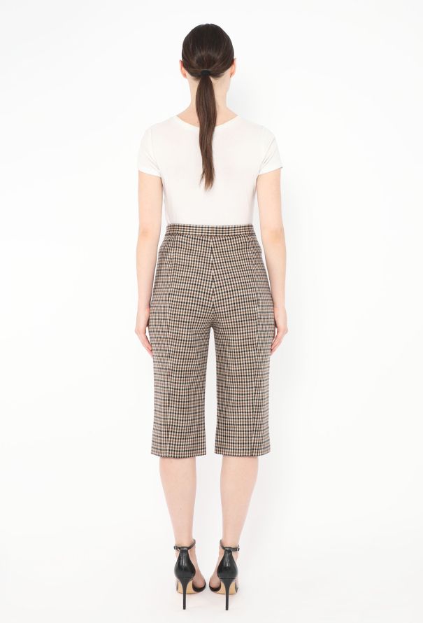 Khaite 2019 Ruby Flared Checkered Shorts - 4