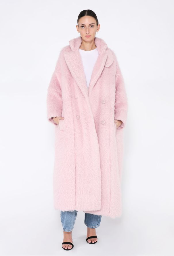 Dries Van Noten F/W 2024 Brushed Mohair Cocoon Coat - 5