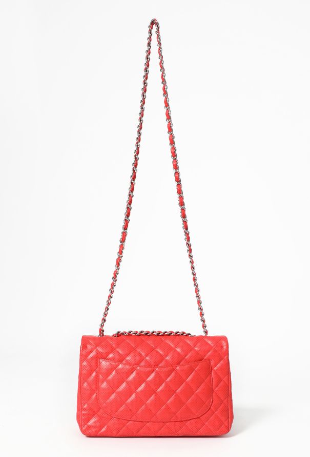 Chanel Perforated Jumbo Timeless Flap Bag - 3