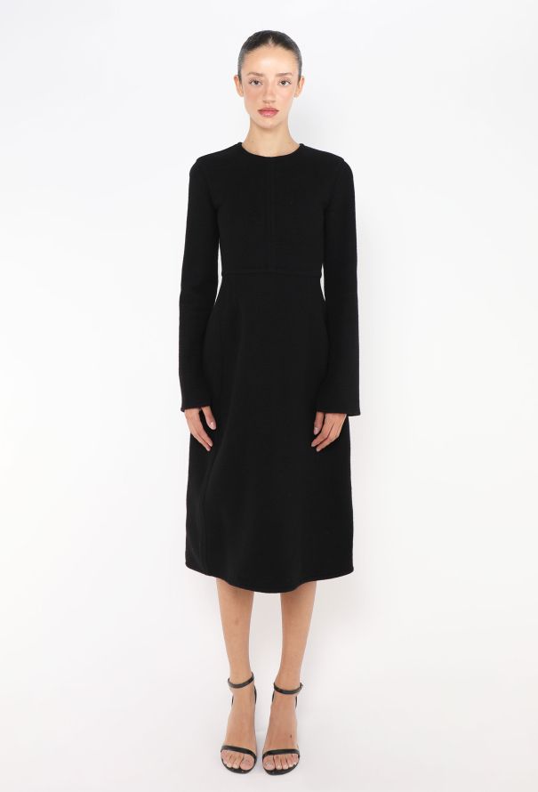 Céline Felted Cashmere Dress – Black (F/W 2015) - 1