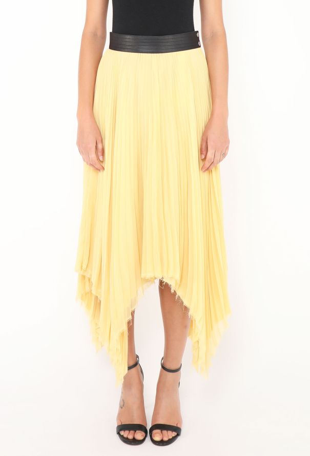 Loewe 2020 Georgette Asymmetric Skirt - 2