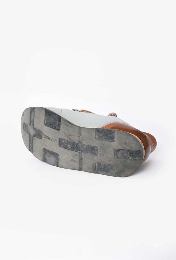 Hermès Neoprene & Leather 'Miles' Sneakers - 5