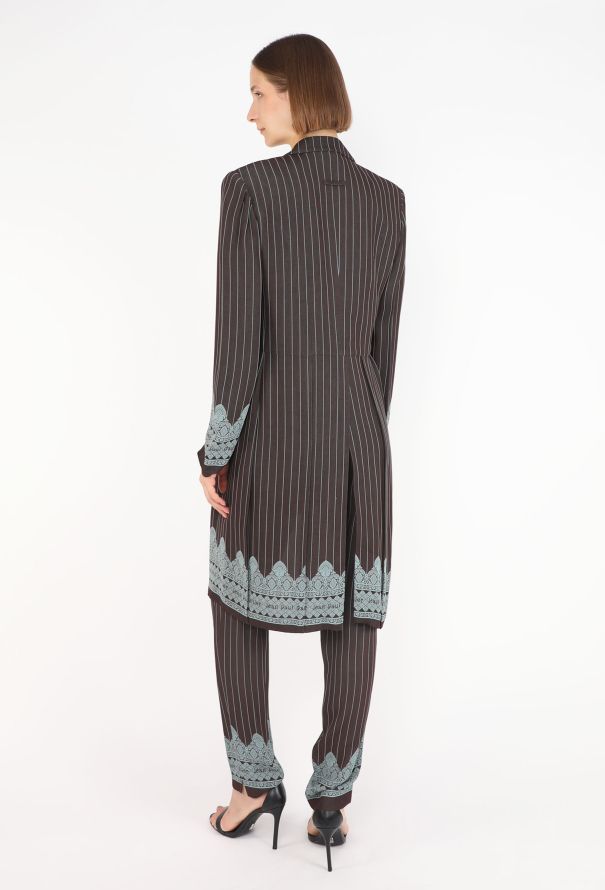 Jean Paul Gaultier Pinstripe Lace Suit, S/S 1997 - 9