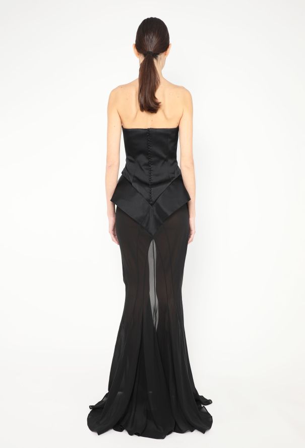 John Galliano HIGHLY COLLECTOR S/S 1995 'Pin-Up' Basque Gown - 6