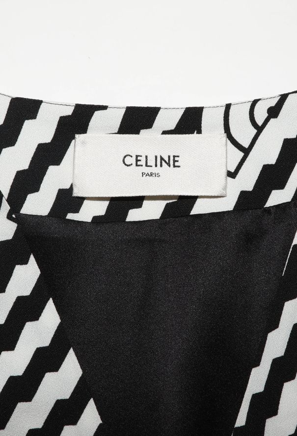 Céline 2021 Geometric Bicolor Dress - 6