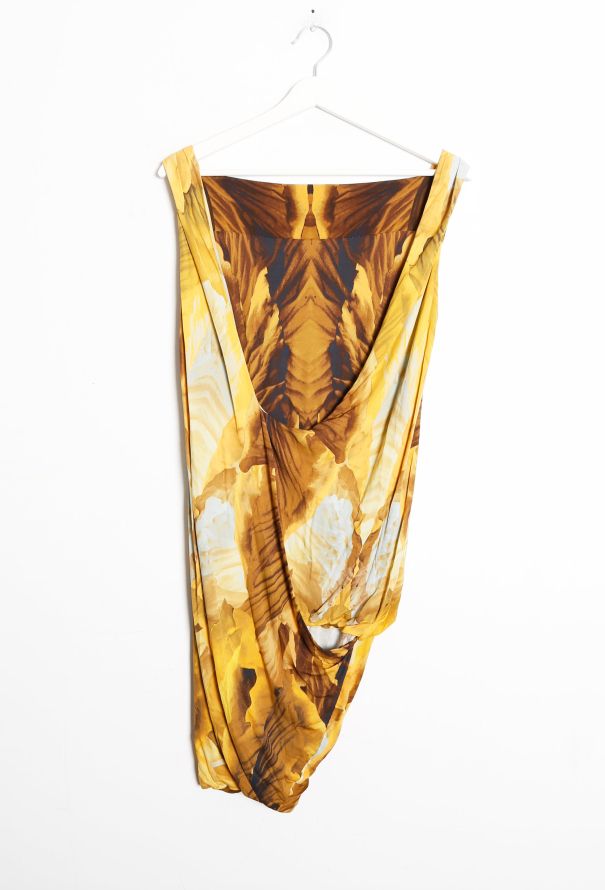 Alexander McQueen Ruched Monarch Jersey Dress - 6