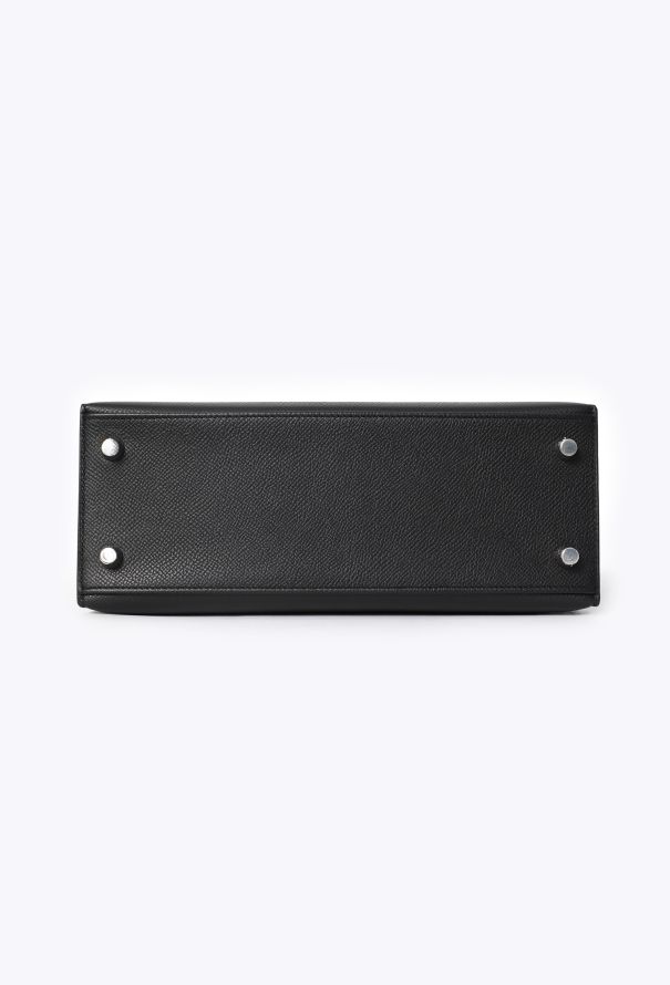 Hermès Black Epsom Kelly Sellier 25 Electrum - 10