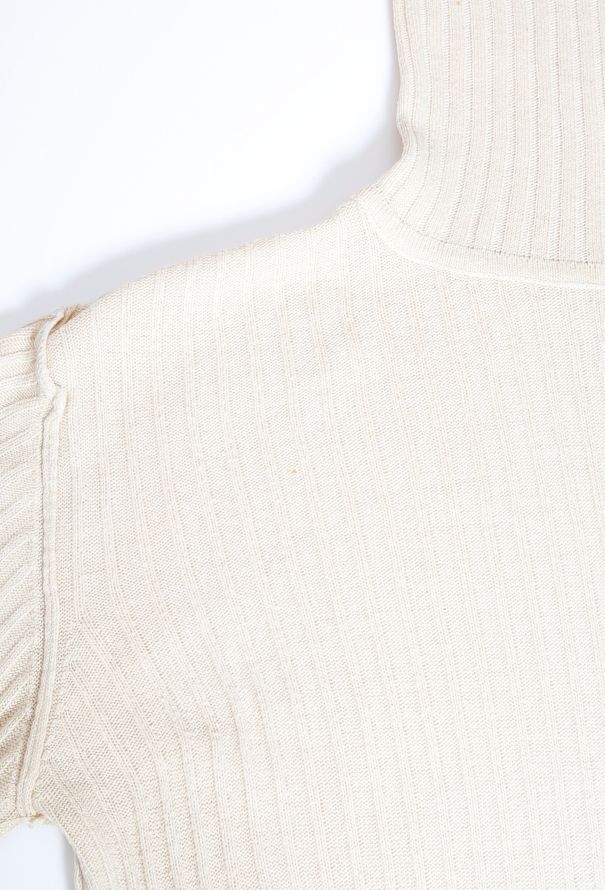 Courrèges 60s Ribbed Turtleneck Sweater - 9