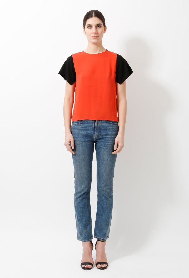 Céline Resort 2011 Silk Bicolor Blouse - 2