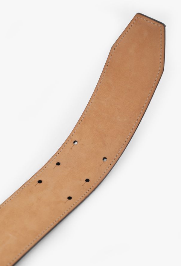 Tom Ford Python Leather Emblem Belt - 6