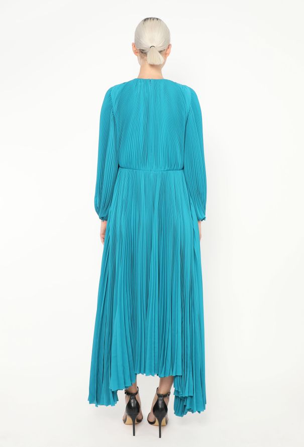 Balenciaga S/S 2022 Asymmetrical Pleated Dress - 6