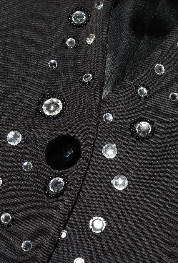 Saint Laurent S/S 1986 Embellished Tailored Blazer - 7