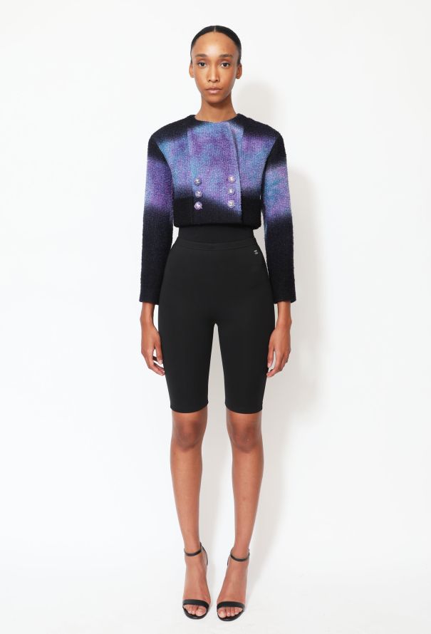 Chanel RARE Pre-Fall 2020 Tie-Dye 'CC' Tweed Jacket - 3
