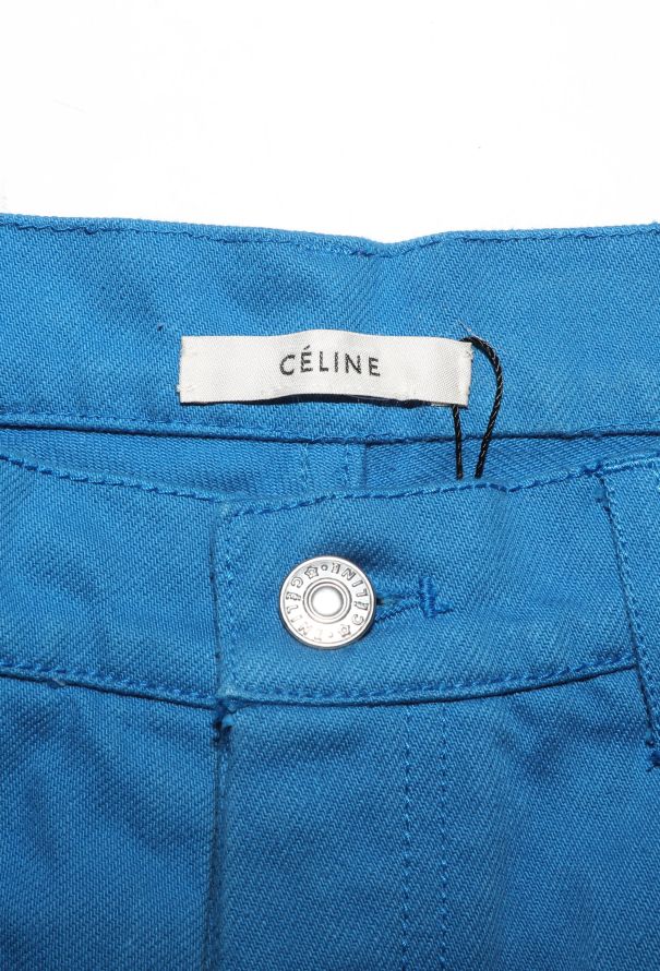 Céline Frayed Hem Jeans – Azure Blue (Pre-Fall 2018) - 6