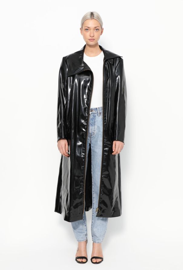 Pierre Cardin Iconic '70s Vinyl Trench Coat - 2