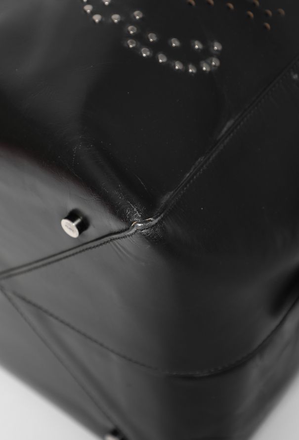Alaïa Laser Cut Studded Bowling Bag - 7