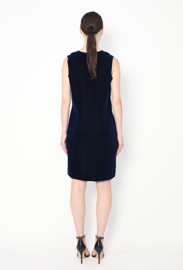 Comme des Garçons '90s Velvet Shift Dress - 4