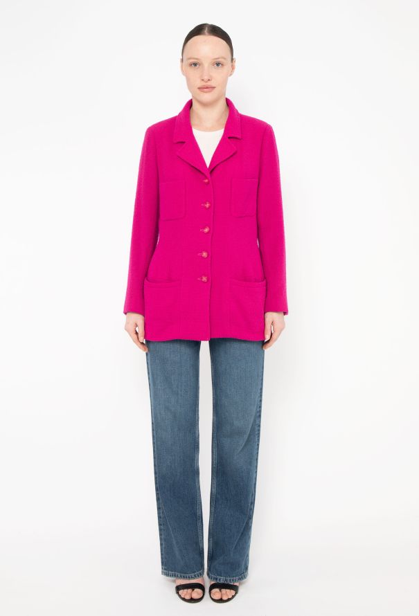 Chanel COLLECTOR F/W 1995 Tweed 'CC' Jacket - 5
