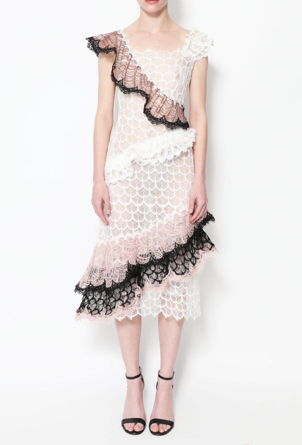 Rodarte F/W 2016 Lace Ruched Dress - 3