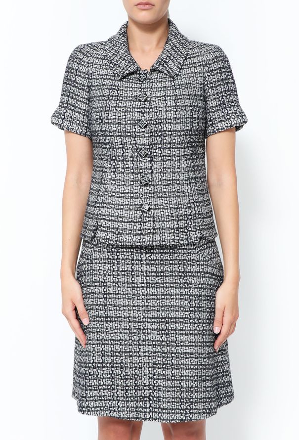 Chanel 2019 Lamé Tweed 'CC' Ensemble - 1
