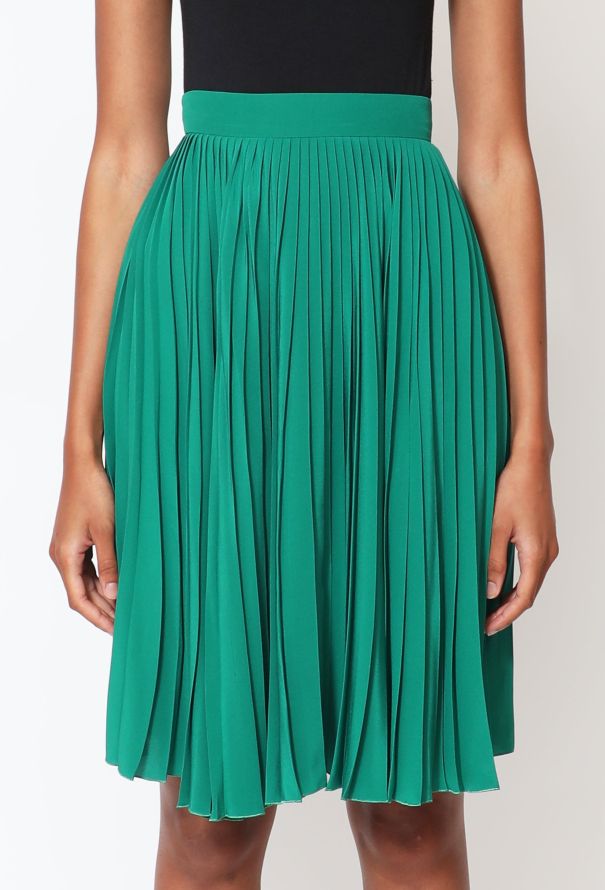 Gucci 2016 Pleated Silk Skirt - 2