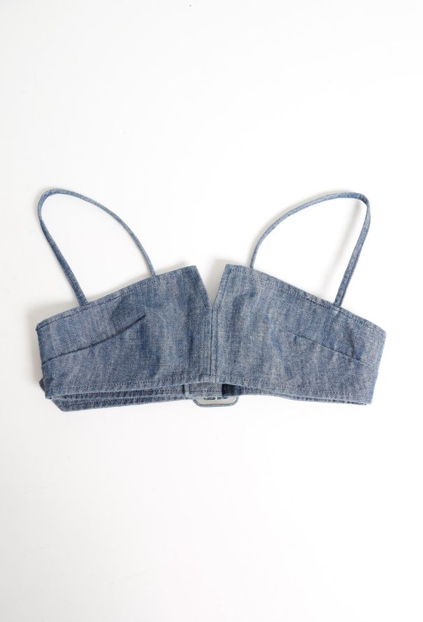 Marques Almeida S/S 2016 Denim Bralette - 2