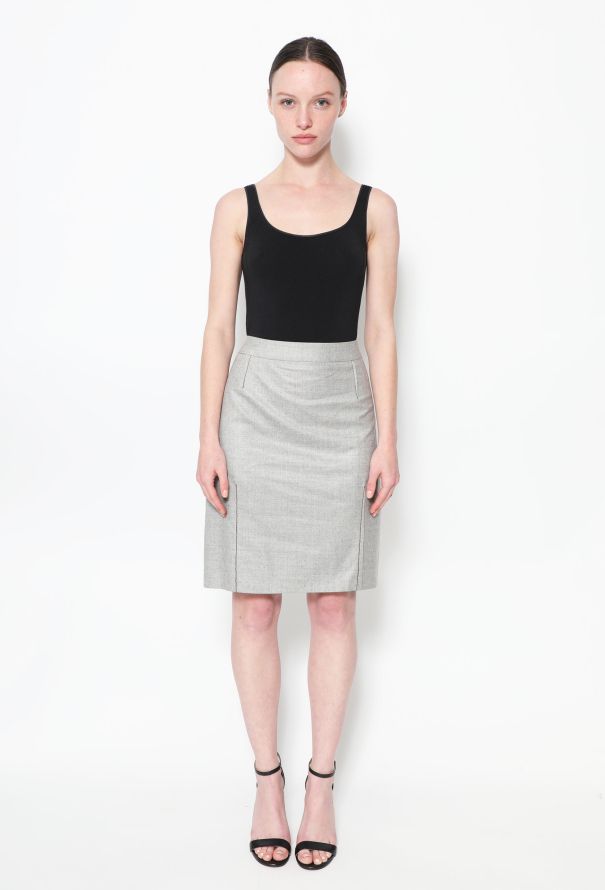 Dior Classic Wool Stitch Skirt - 1