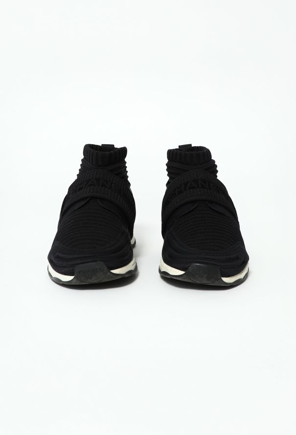 Chanel 'CC' Sock Sneakers - 4